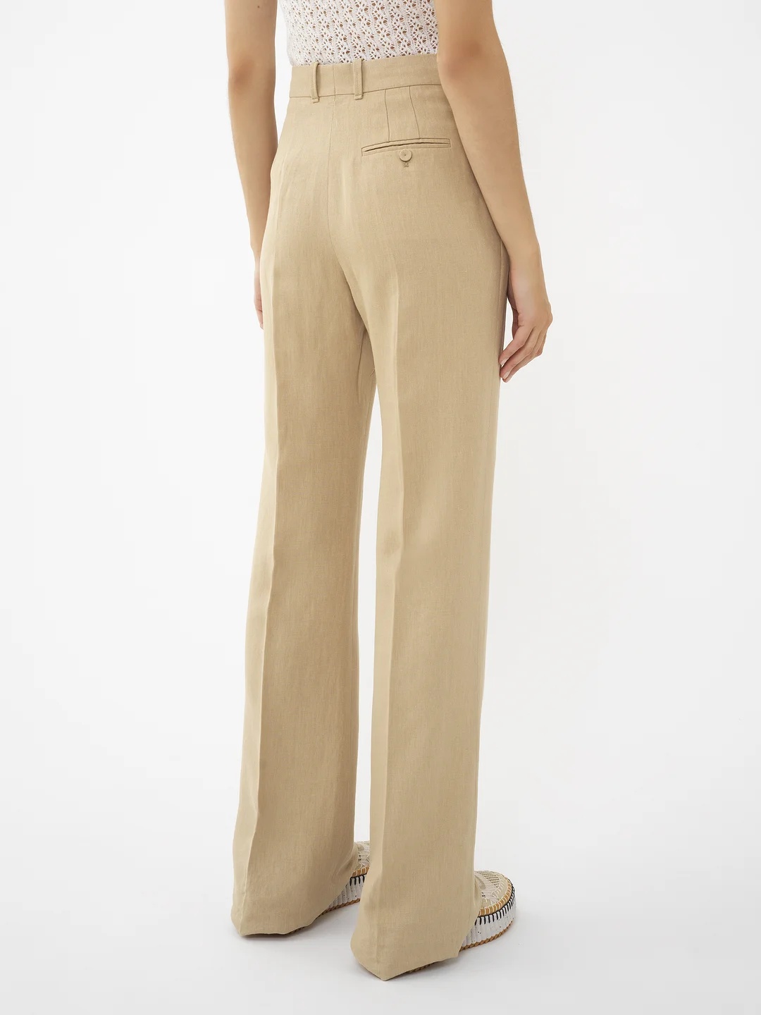 CHLOÉ HIGH-WAIST WIDE-LEG TROUSERS