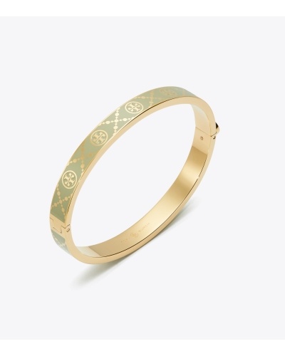 Tory Burch Hinged Bracelet In Yellow