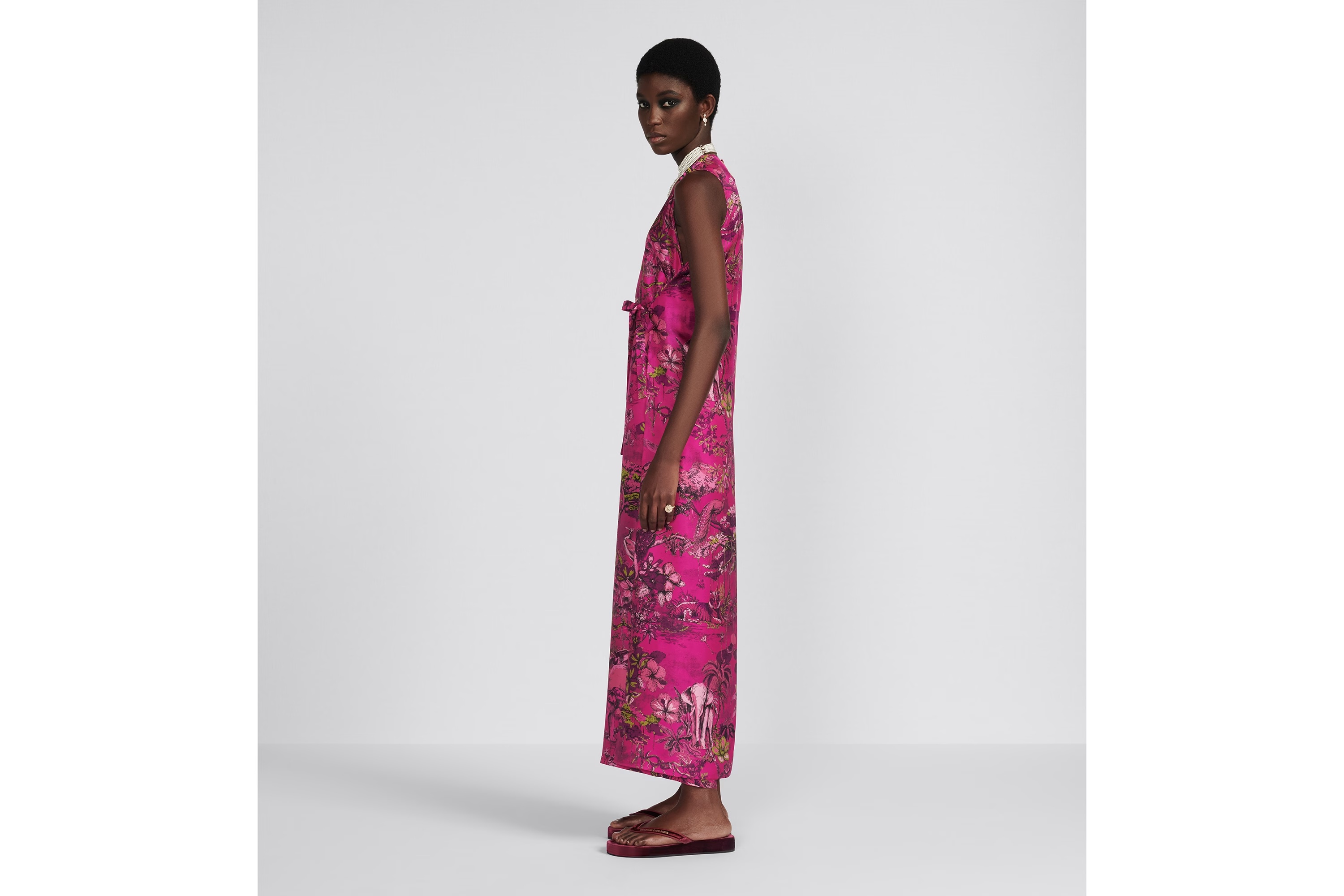 Shop Dior Jumpsuit In Pink