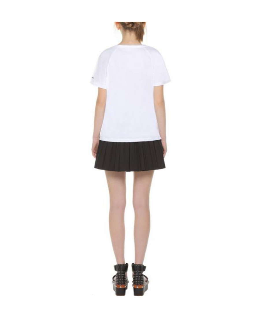 Red Valentino Strap Design T-shirt In White