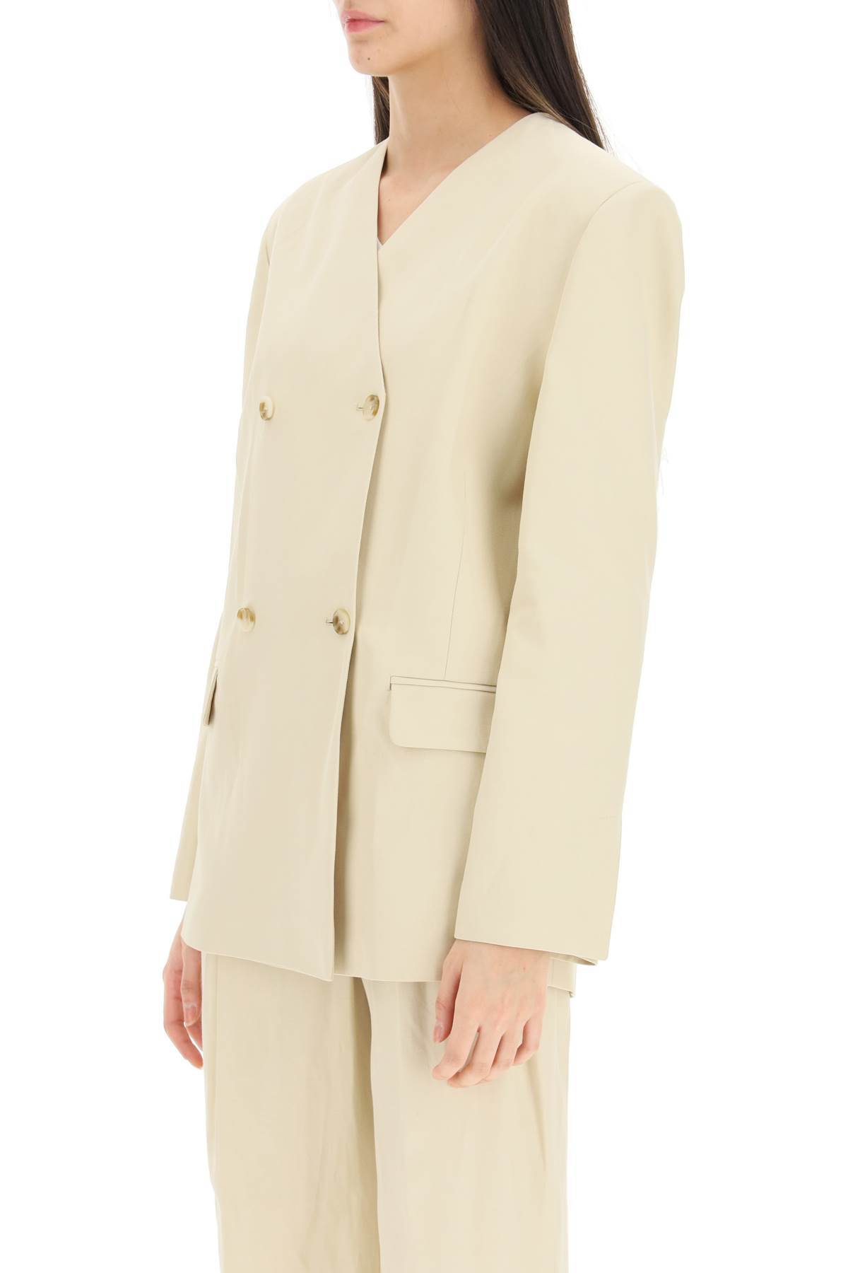 LOULOU STUDIO LOULOU STUDIO JALCA DOUBLE-BREASTED BLAZER