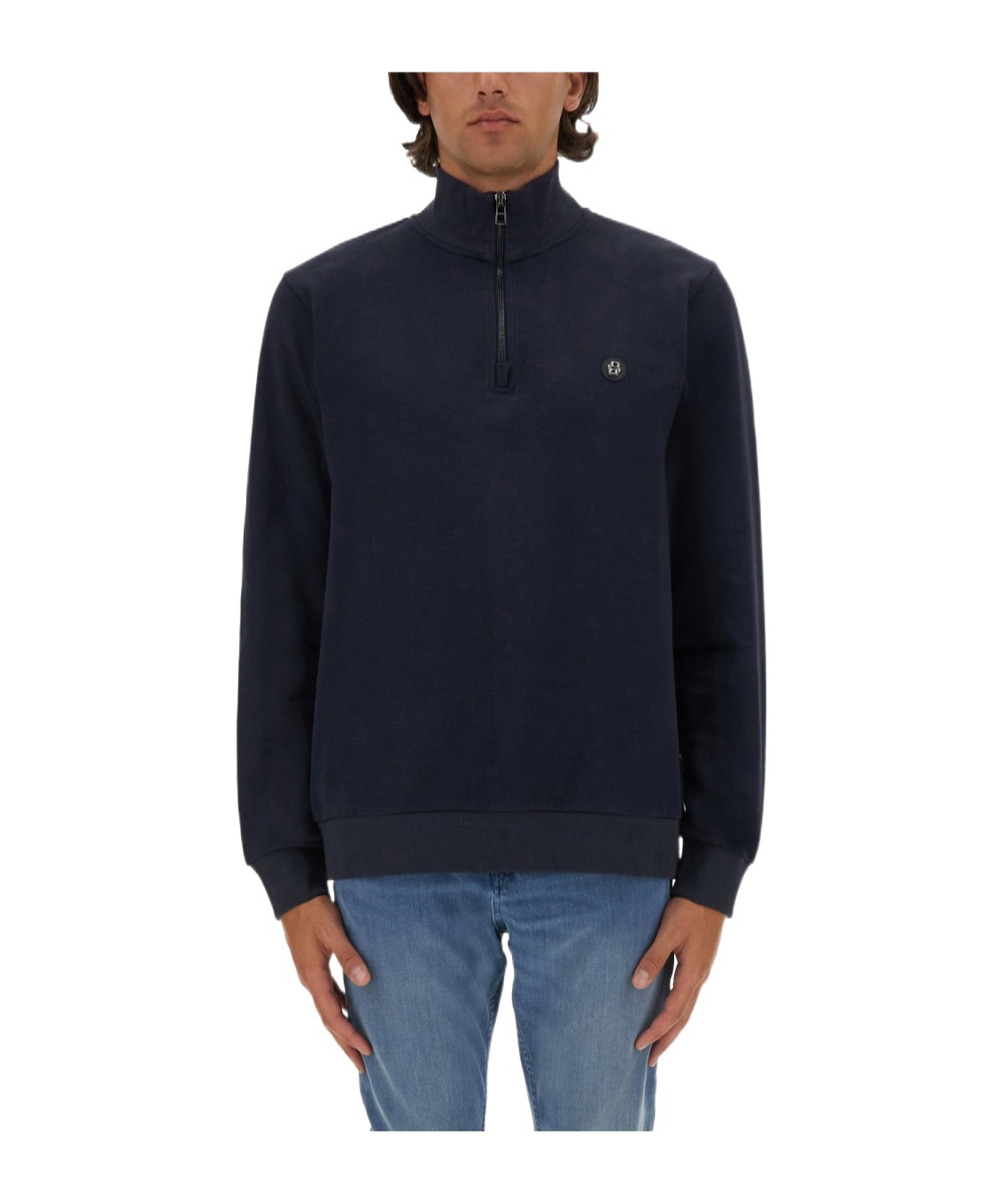 Hugo Boss Boss Sweatshirt With Logo In Black