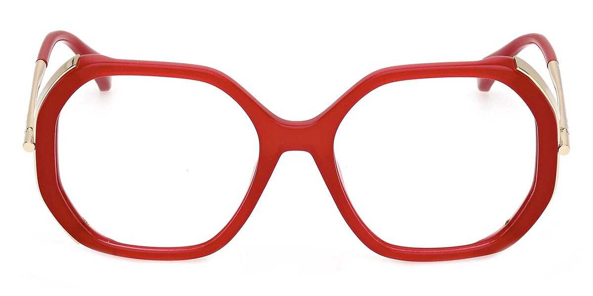 Max Mara Logo Flat Mirror In Red