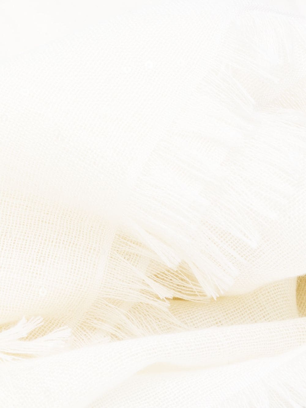 Brunello Cucinelli Lightweight Knit Scarf In White