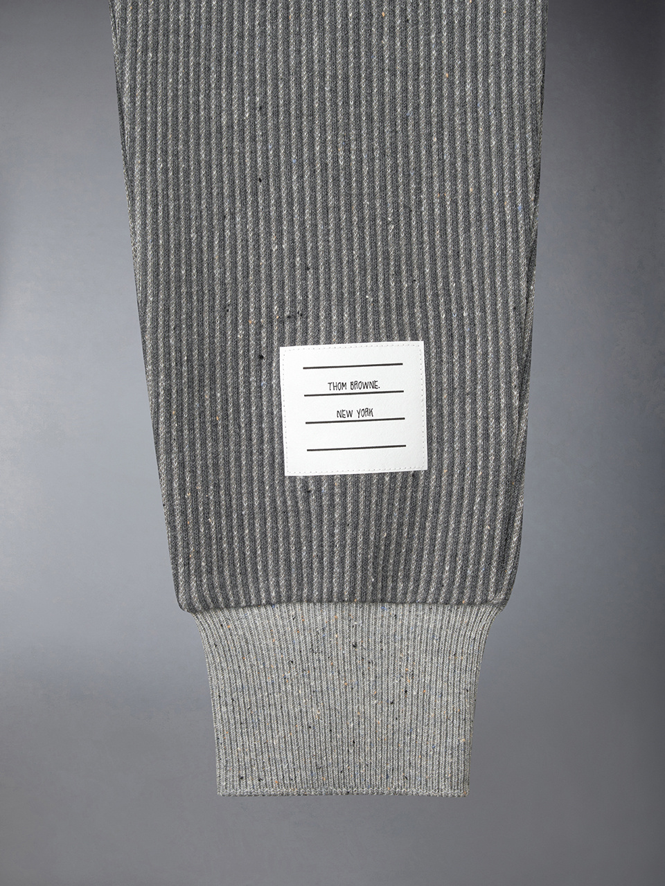 Thom Browne Drawstring Waist-edge Sweatpants In Gray