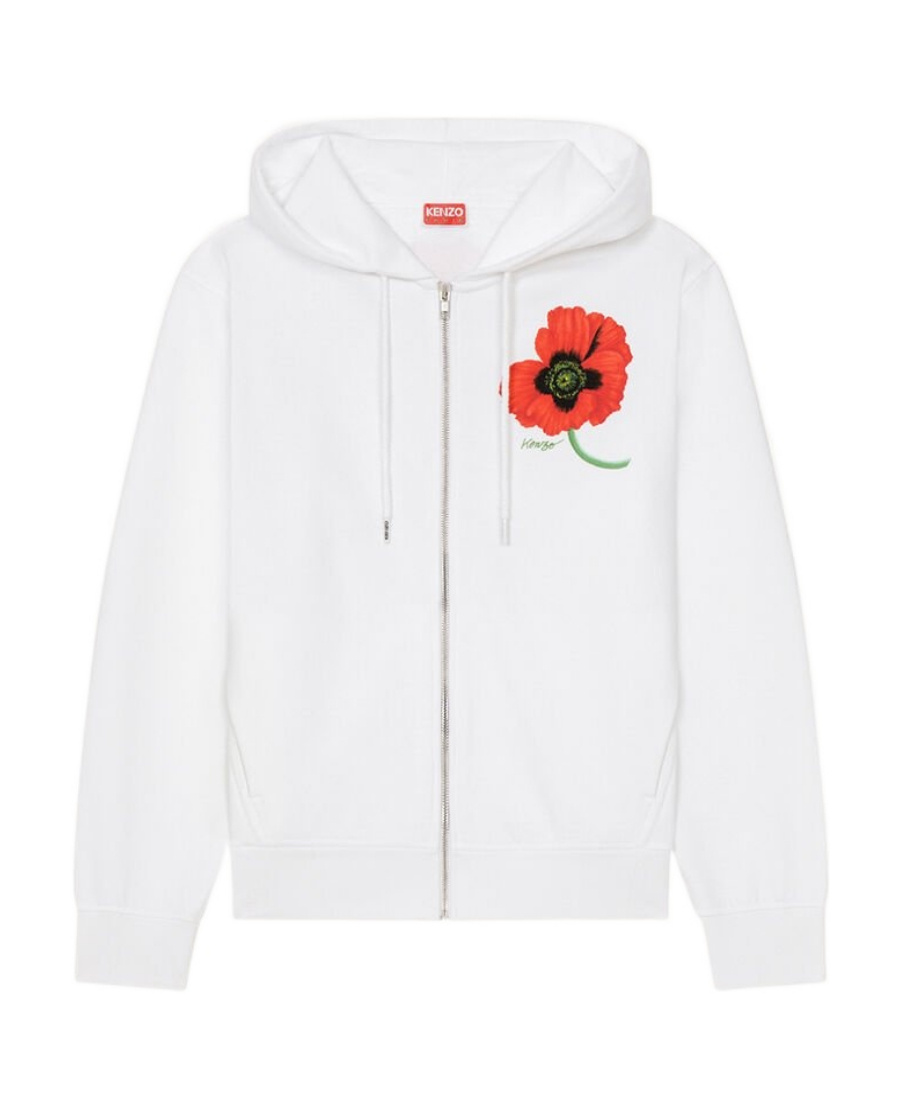 KENZO 'KENZO POPPY' HOODED SWEATSHIRT
