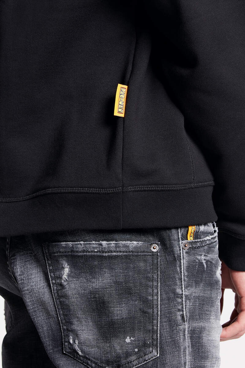 Dsquared2 Cartoon-print Hoodie In Black