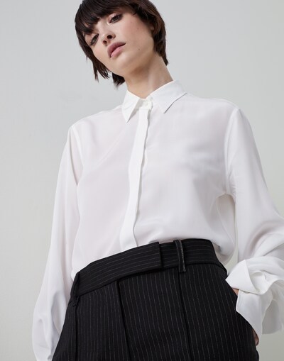 Brunello Cucinelli High-waisted Tailored Trousers In Black