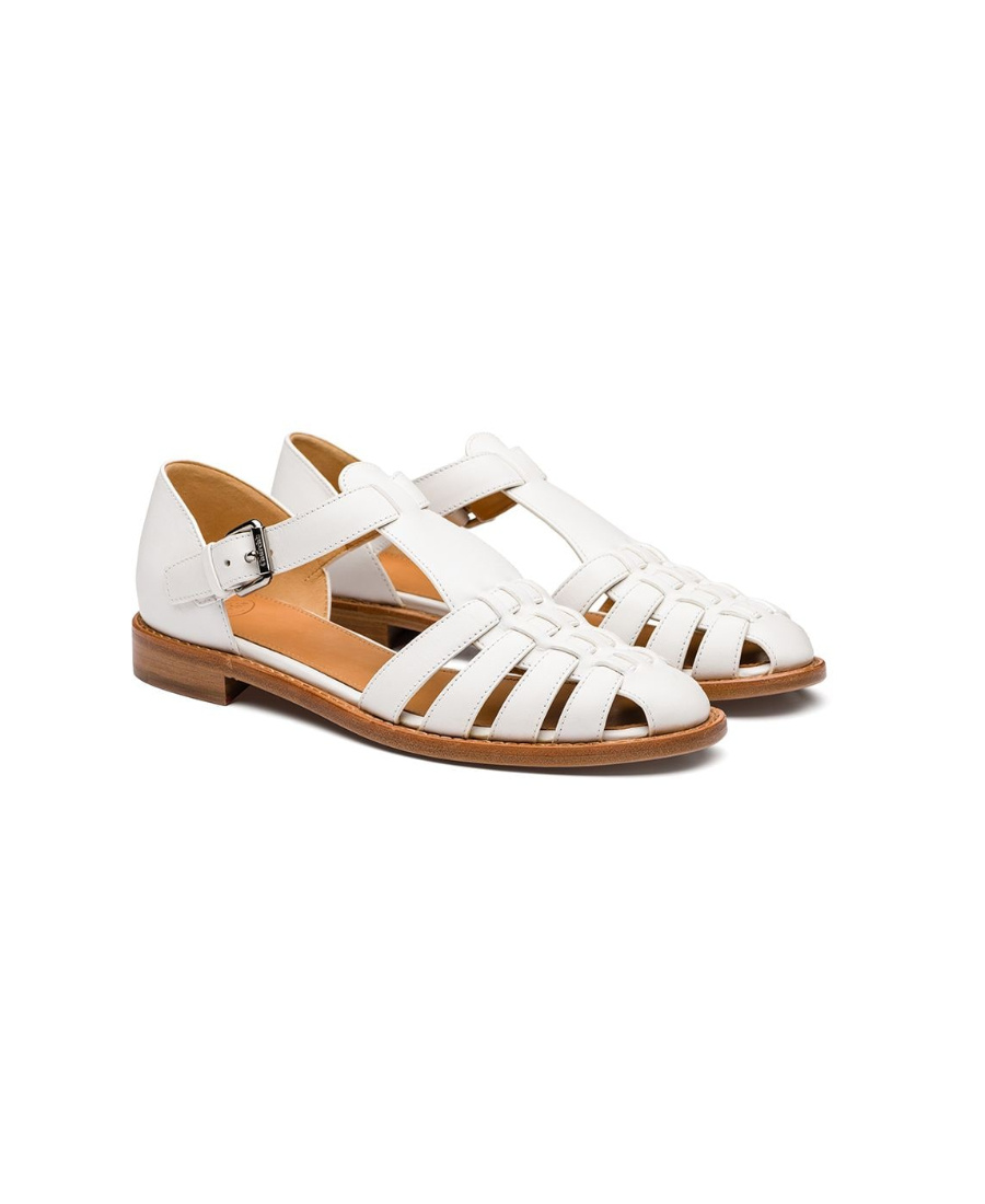 Church's Kelsey Closed-toe Sandals In White