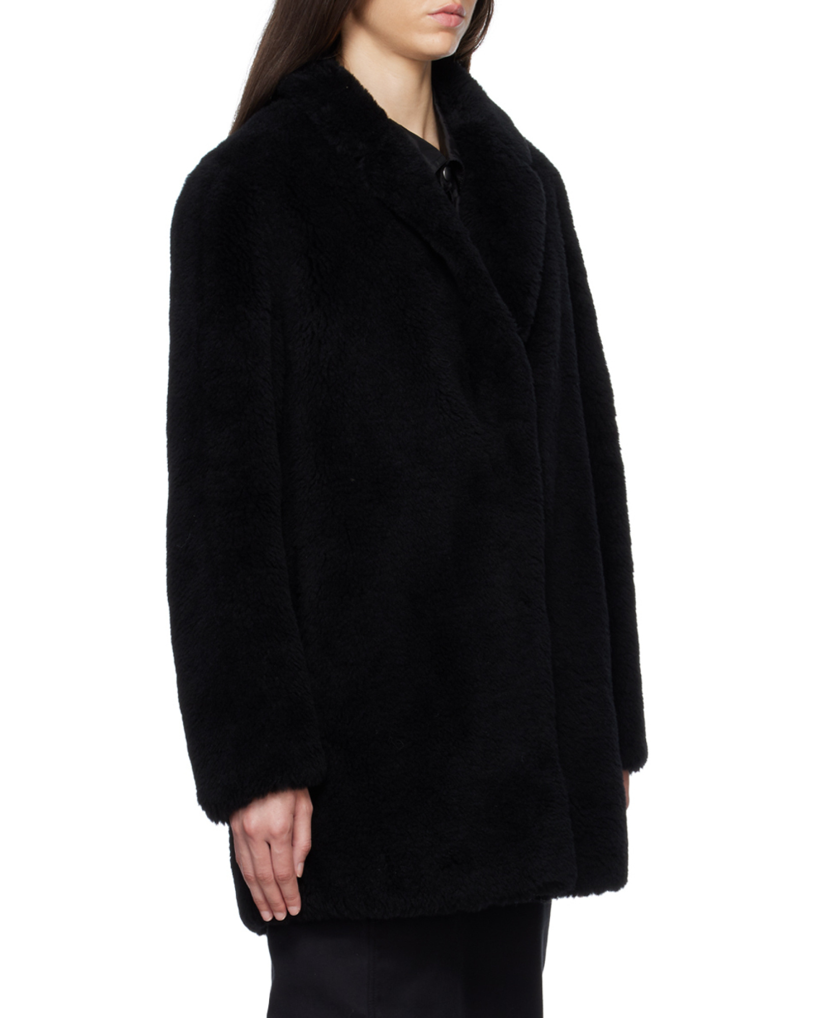 YVES SALOMON LOGO COAT