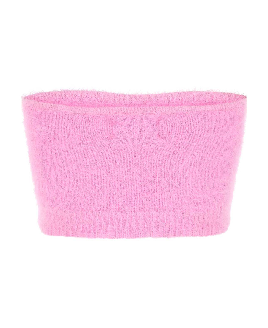 Isabel Marant Étoile Ollie Knitted Chest Wrapping In Pink