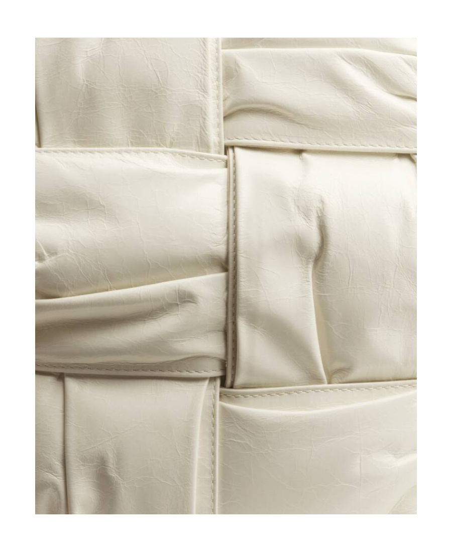 Bottega Veneta Logo Mini Shoulder Bag In White