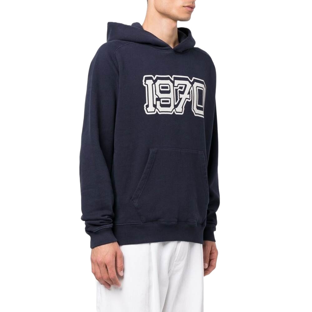 Kenzo 1970-print Detail Hoodie In Black