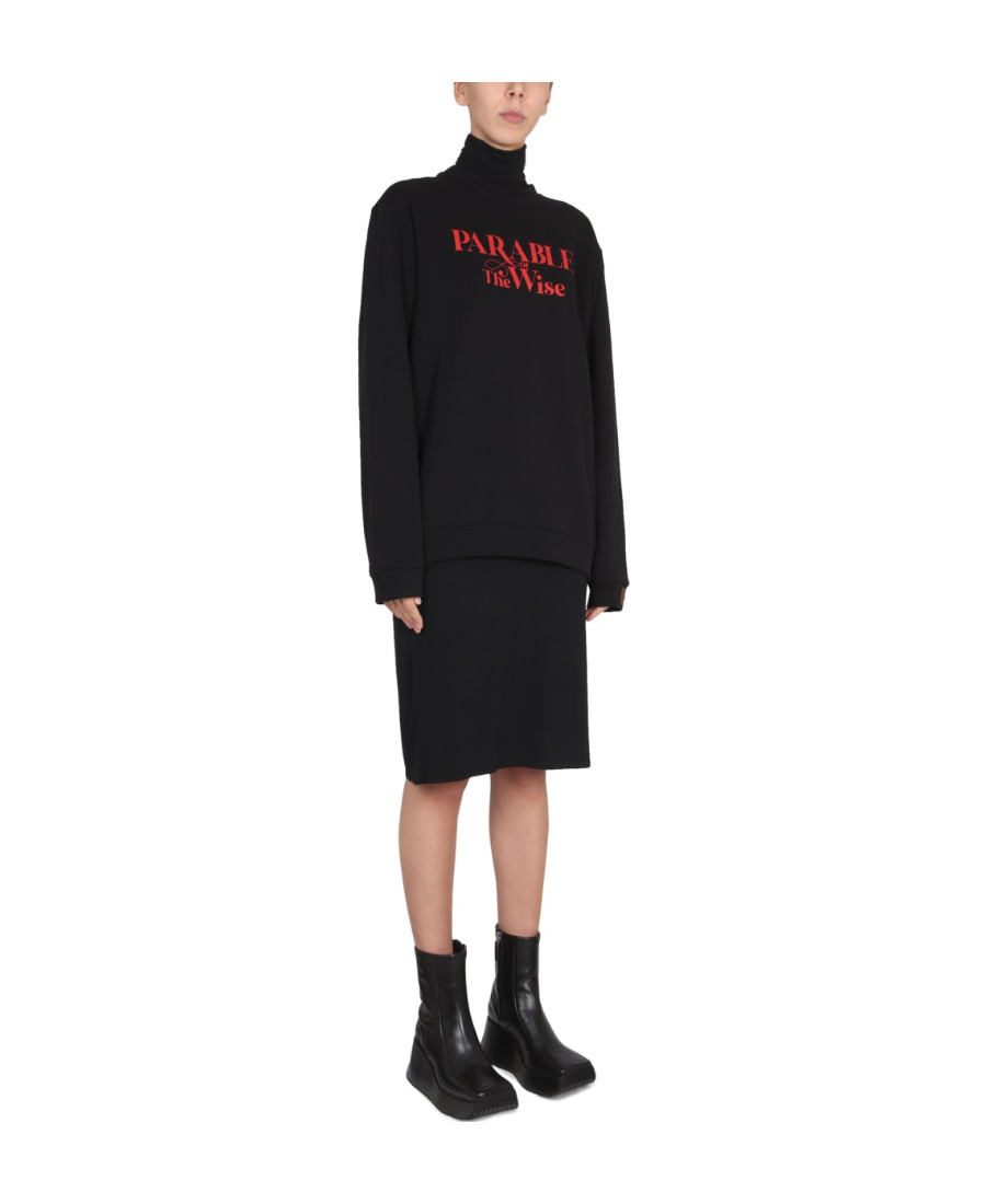 RAF SIMONS RAF SIMONS GRAPHIC CREWNECK SWEATER