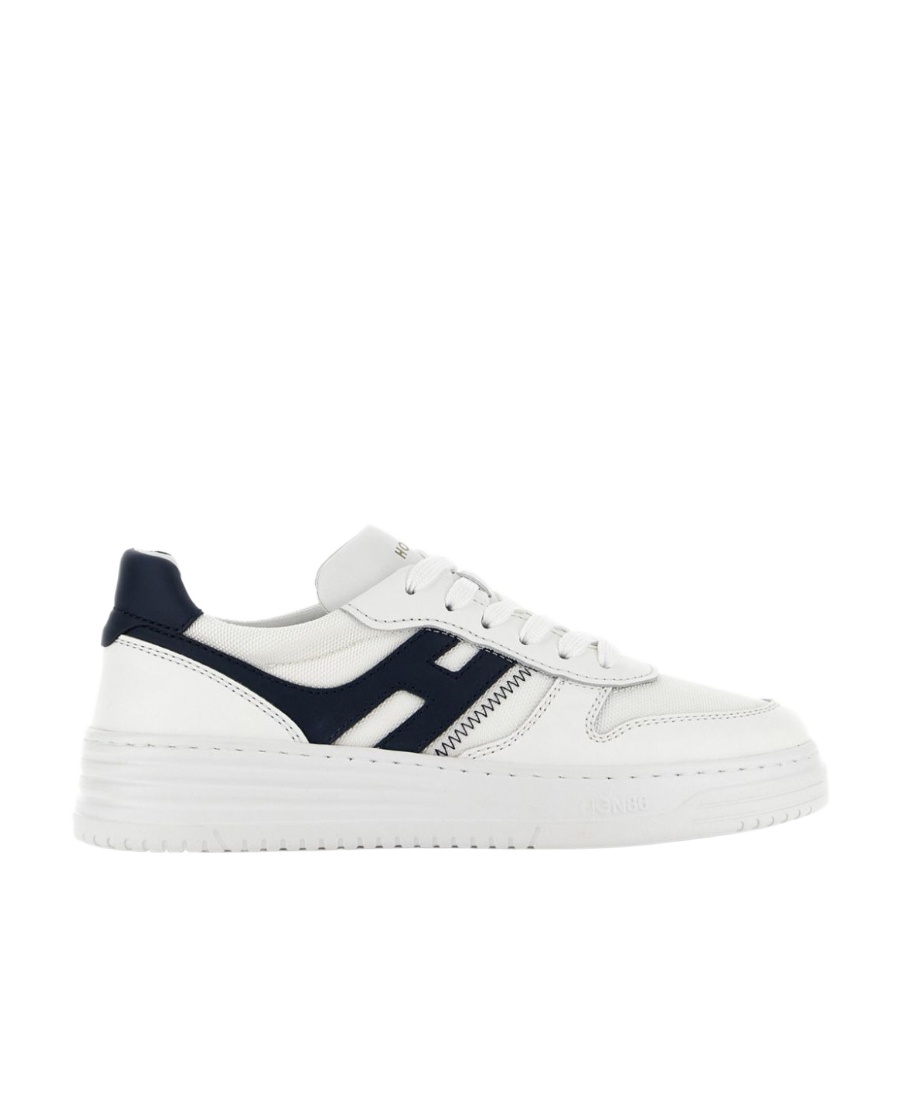Hogan White Leather H630 Sneakers In White