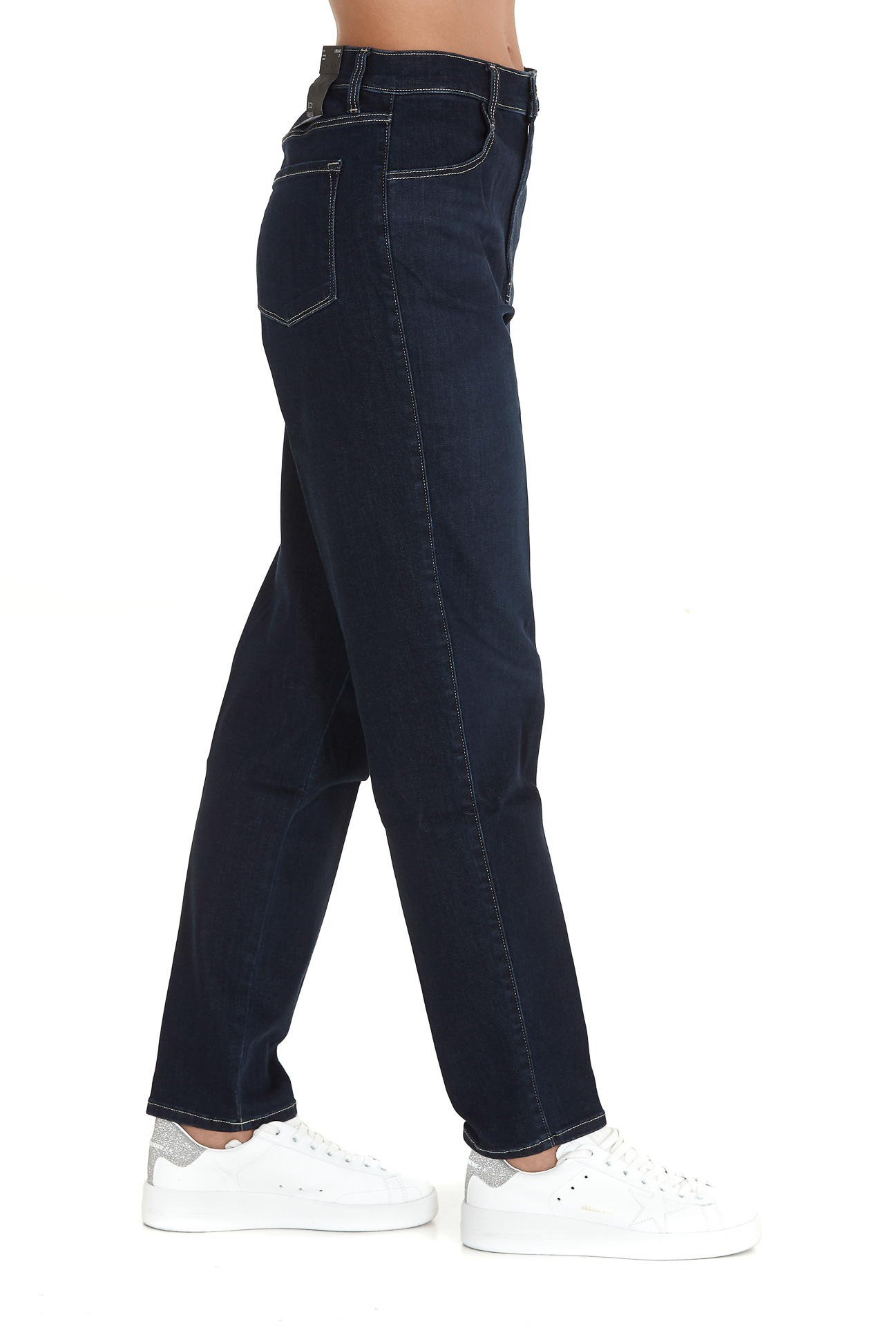 J BRAND COTTON STRAIGHT-LEG JEANS 