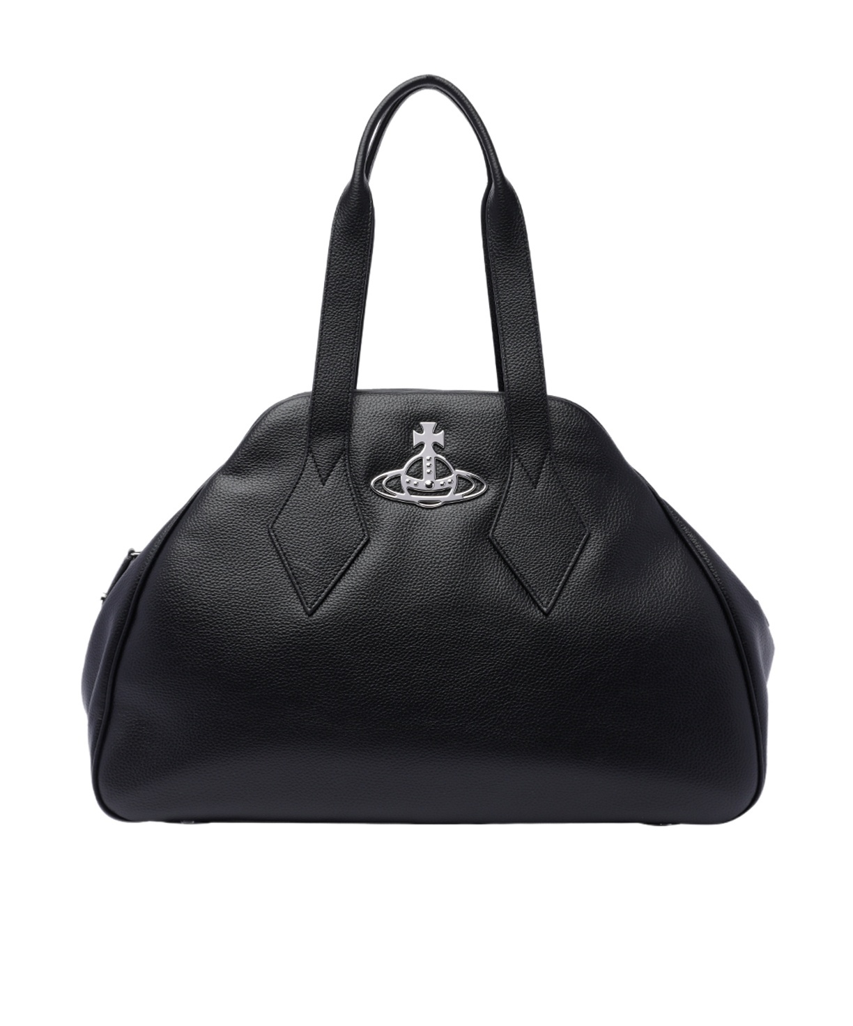 Vivienne Westwood Double Handle Shoulder Bag In Black