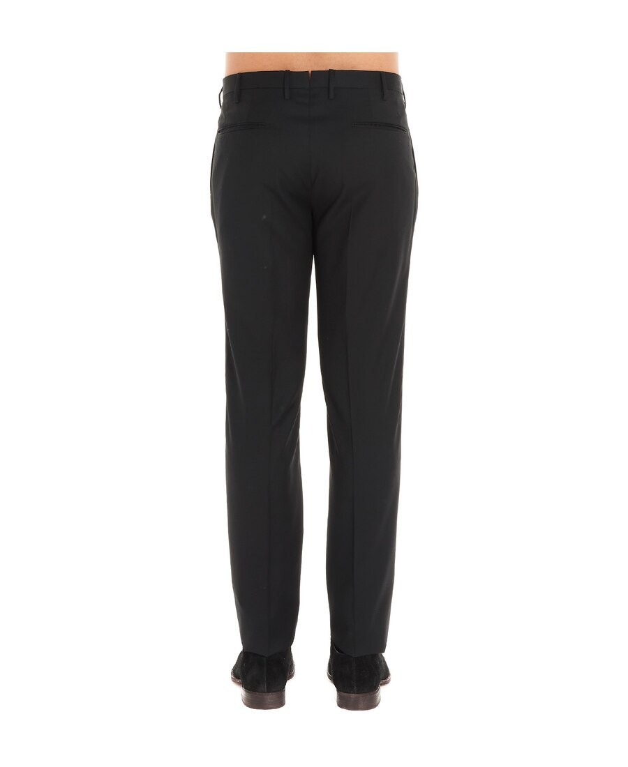 Incotex Straight Leg Trousers In Black