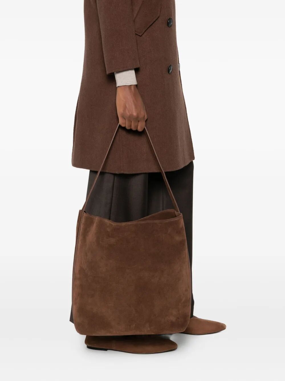 Aesther Ekme Suede Tote Bag In Brown