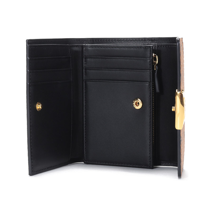 Mcm Logo Pattern Wallet In Multicolor
