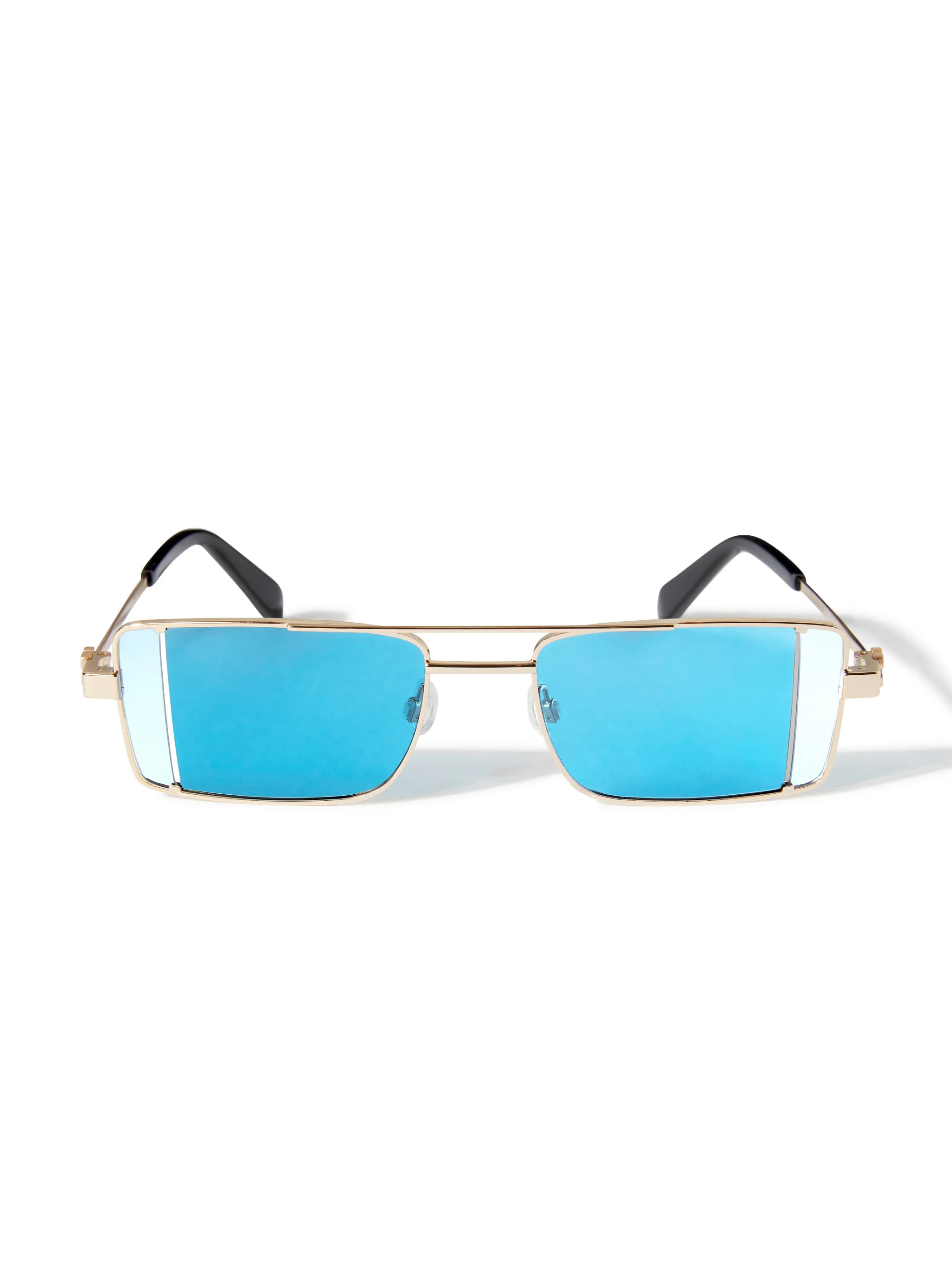 Off-white Rectangular Sunglasses In Blue