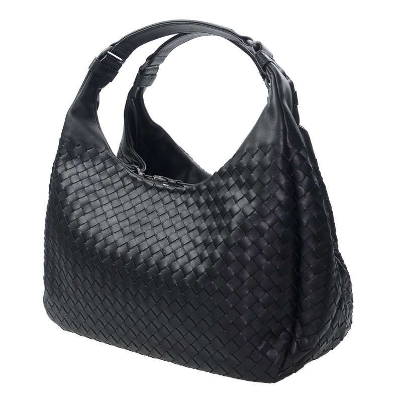 Bottega Veneta Knitted Handbag In Black