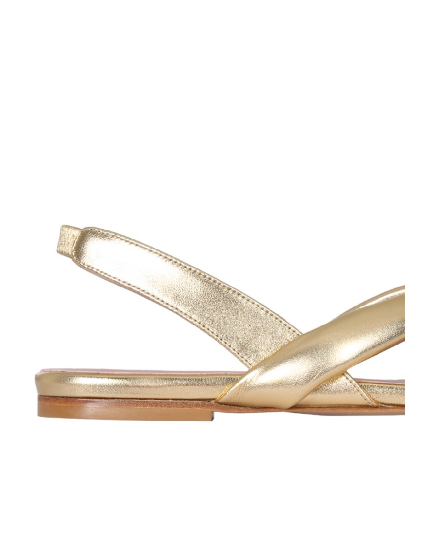 Gia Couture Bora Ankle-wrapped Sandals In Nude