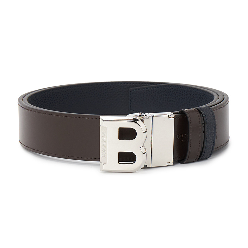 Bally Reversible Belt In Black