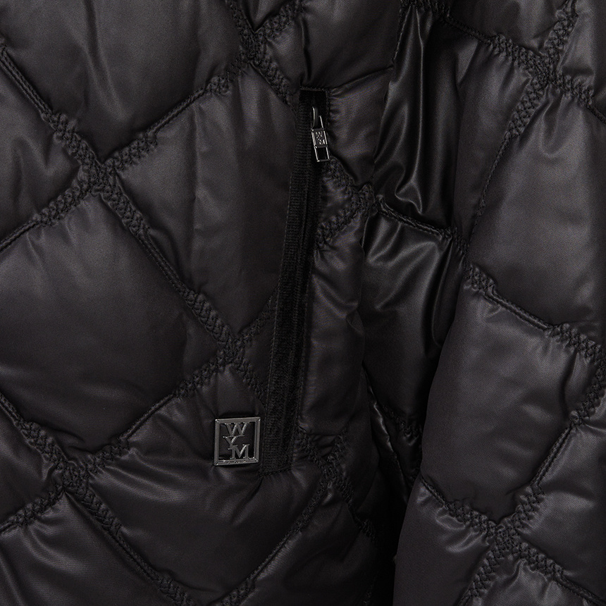 Wooyoungmi Logo Quilted Jacket In Black