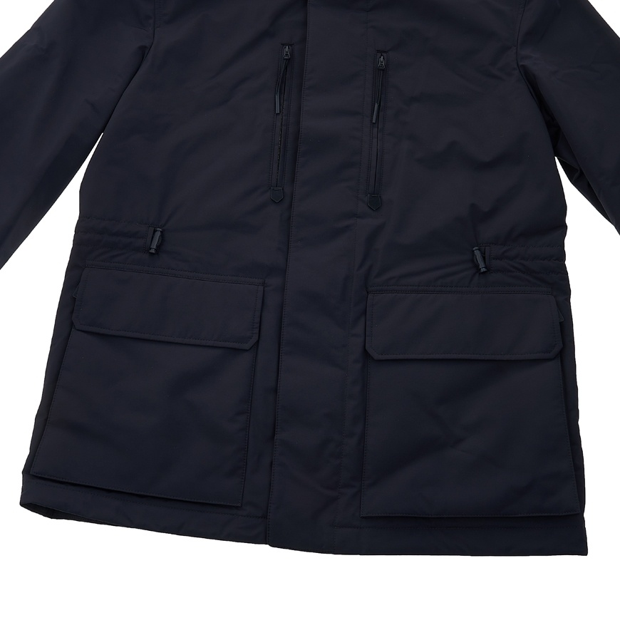 Shop Zegna Long-sleeved Casual Jacket In Black