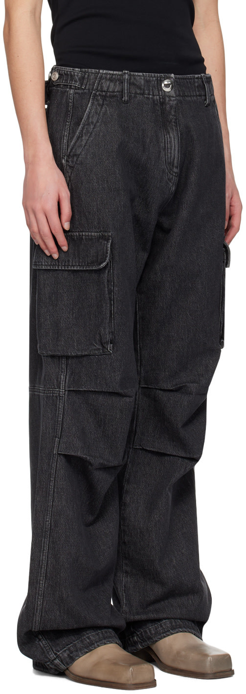 Coperni Black Relaxed Jeans In Black