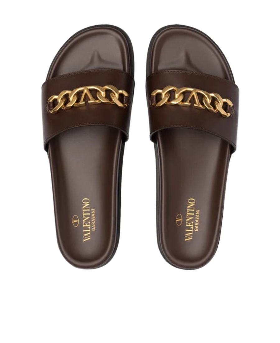 VALENTINO GARAVANI LOGO SLIPPERS