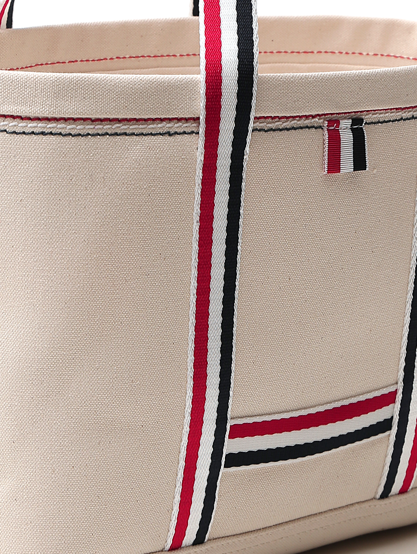 Thom Browne Small Tool Tote Bag In Nude