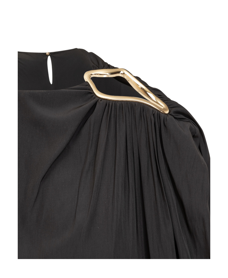 Lanvin Synthetic Fibers Dress In Brown