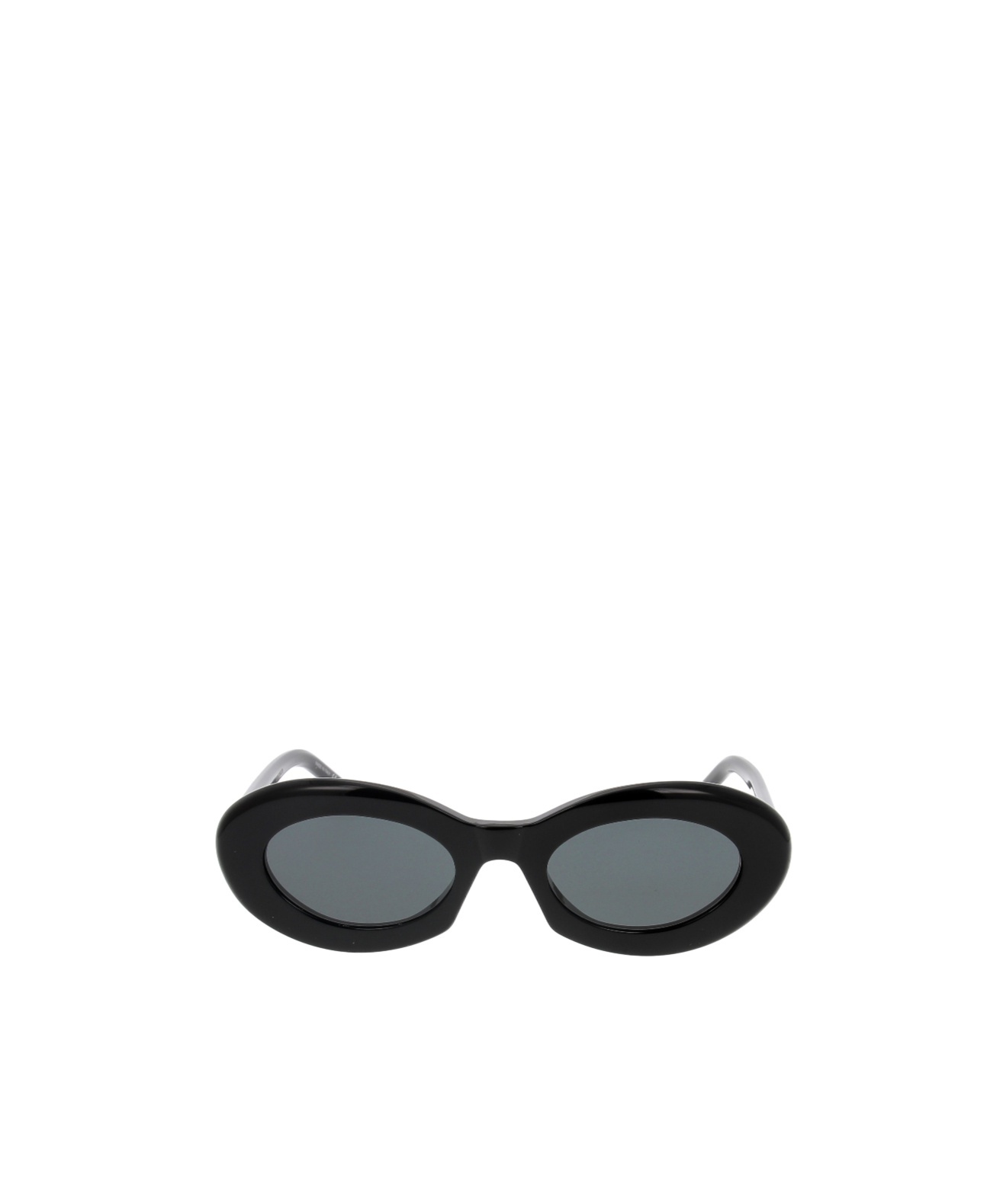 Saint Laurent Eyewear Oval Frame Sunglasses In Black