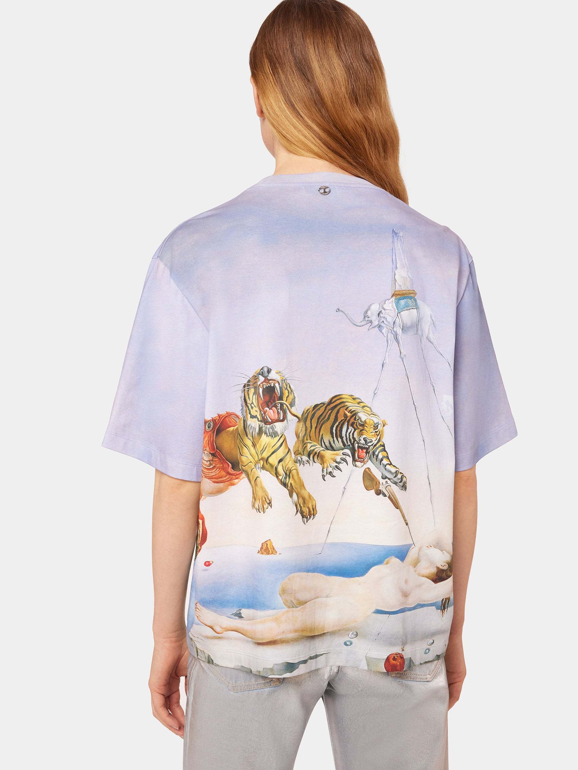 RABANNE ALL-OVER GRAPHIC PRINT T-SHIRT