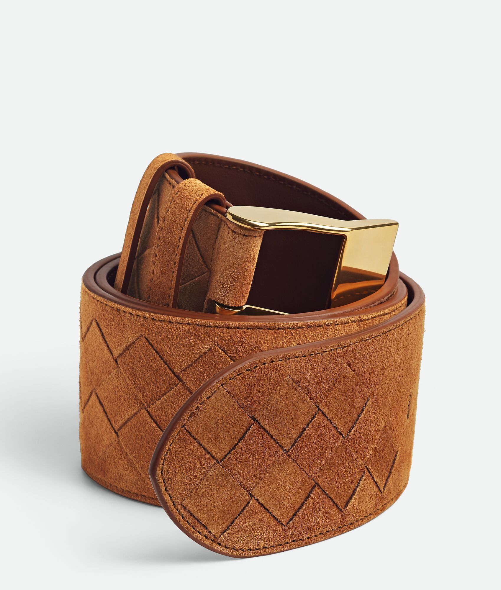 Bottega Veneta Watch Large Belt In Brown