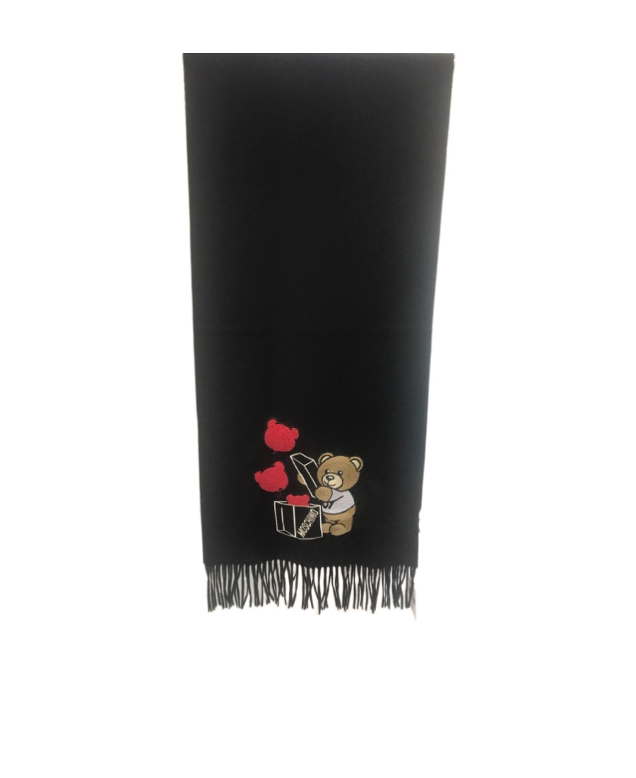 Moschino Fringed Scarf In Multicolor