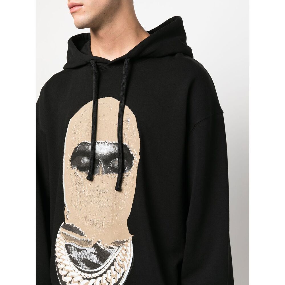 Ih Nom Uh Nit Graphic-print Pullover Hoodie In Black