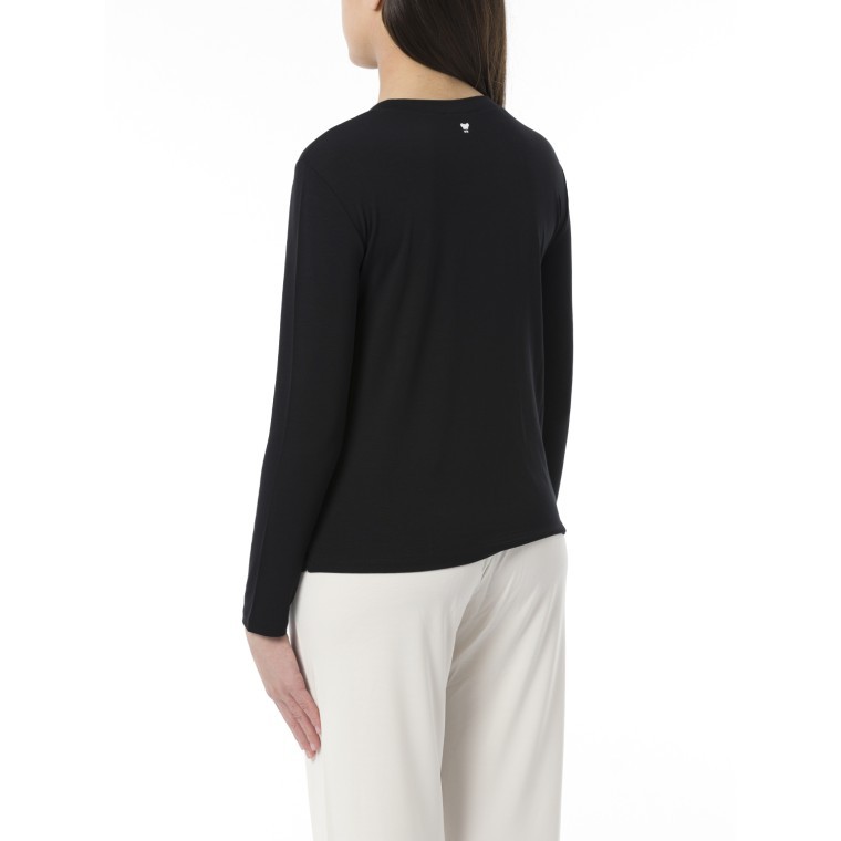 Weekend Max Mara Long-sleeved T-shirt In Multicolor