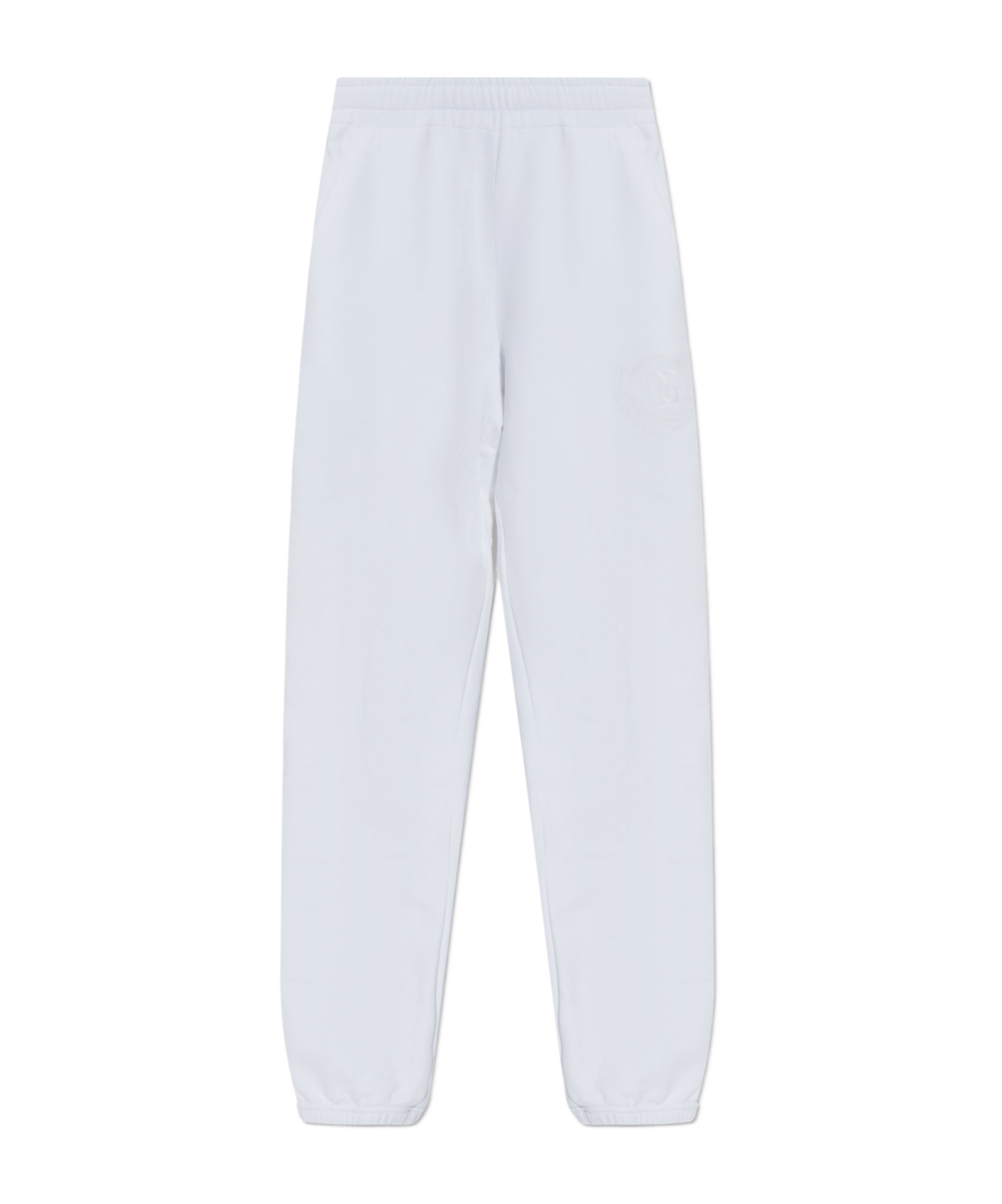 Dolce & Gabbana Logo-embroidered Track Pants In White