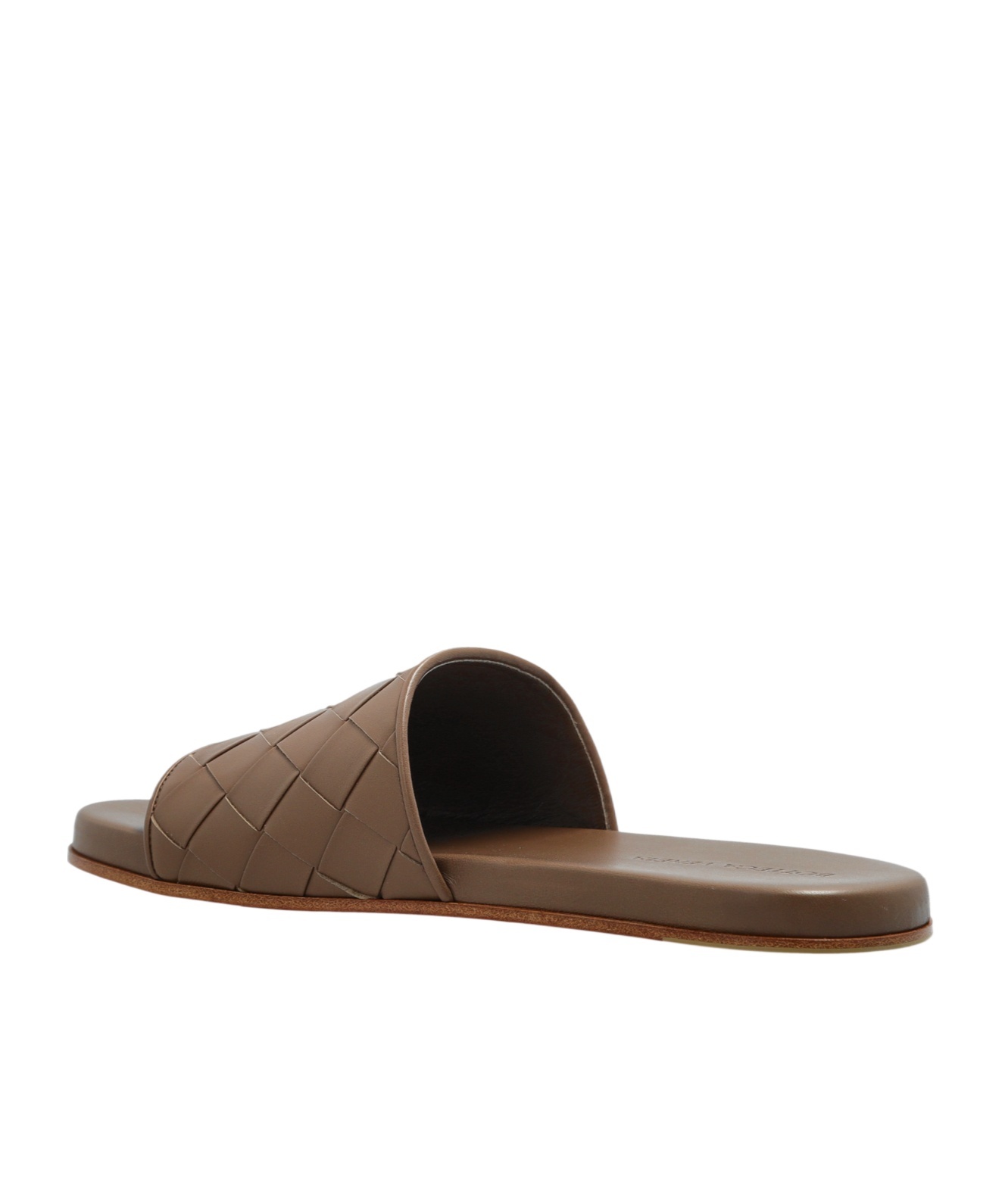 Bottega Veneta Sunday Intrecciato Slip-on Sandals In Brown