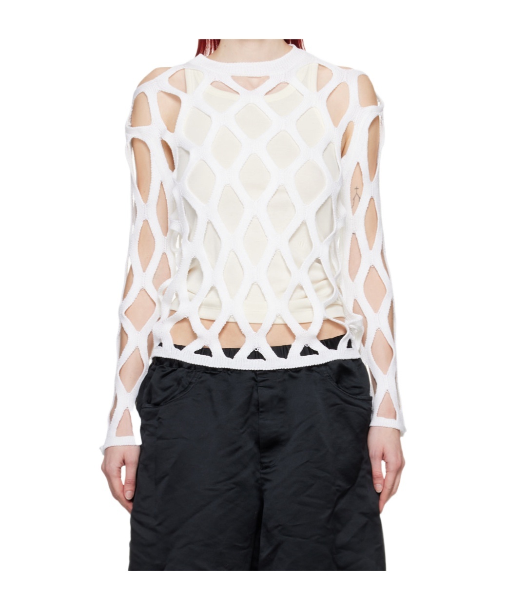 COMME DES GARÇONS HOLLOW KNIT SWEATER 