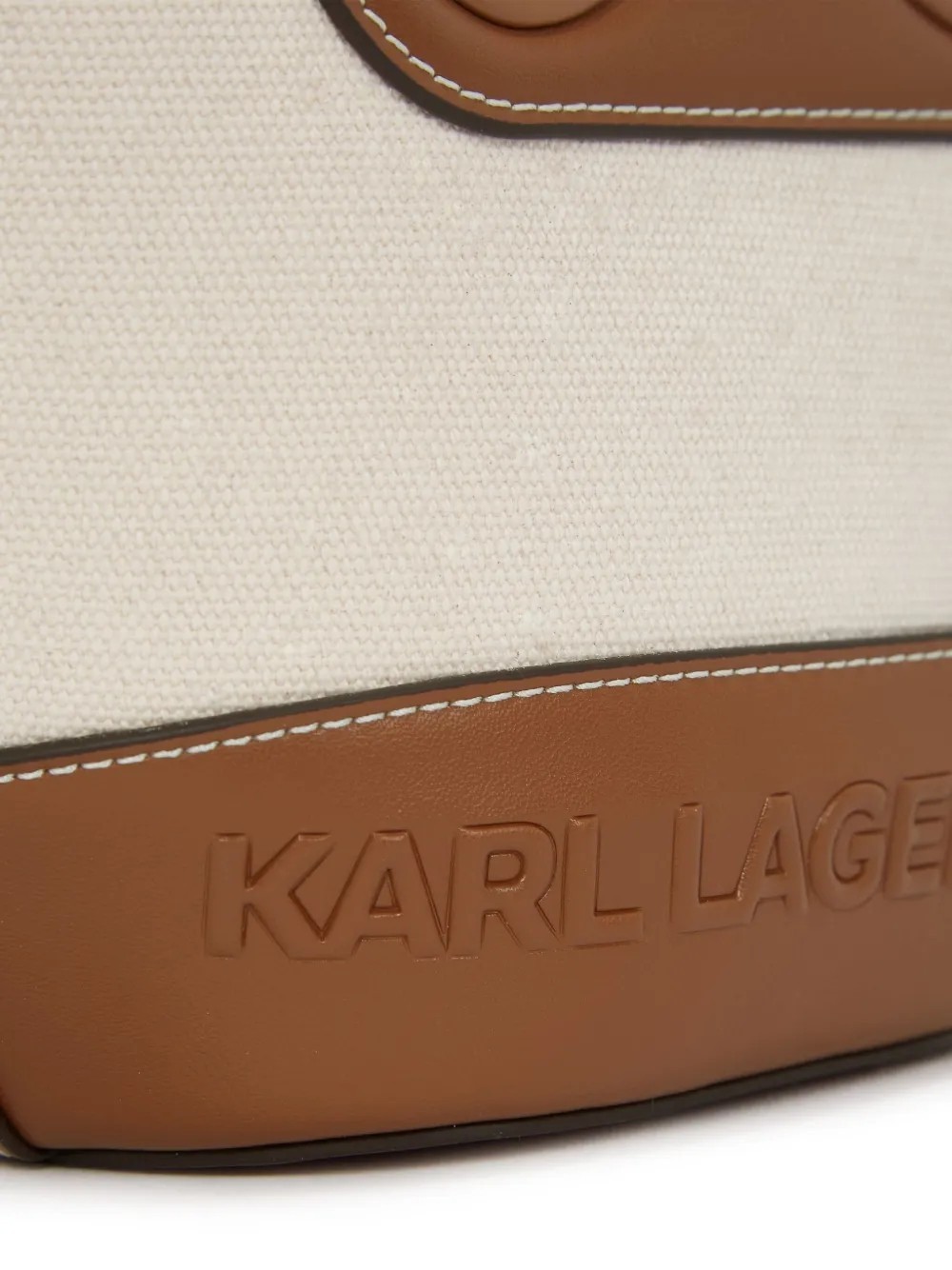 Karl Lagerfeld Mini K/aviator Tote Bag In White
