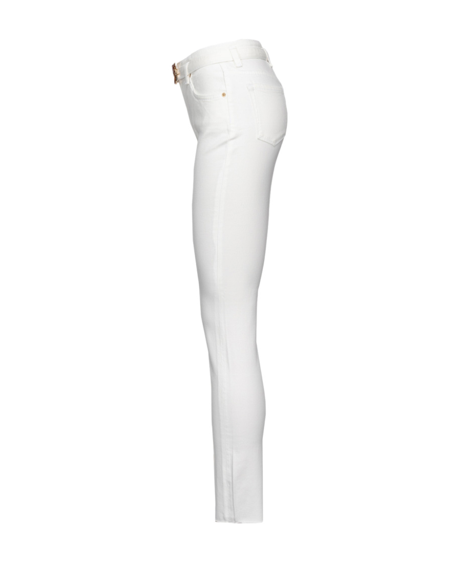 Pinko Susan 24 Logo-belt Jeans In White