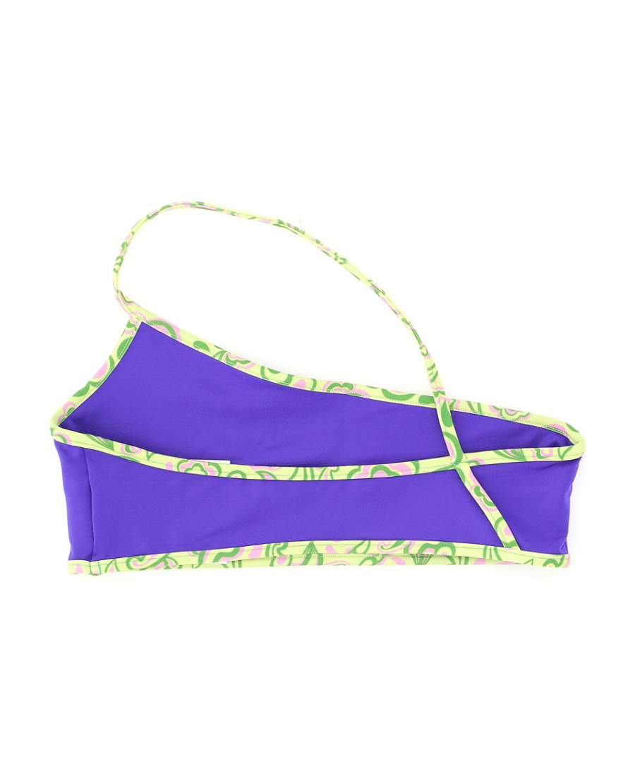 Jacquemus Purple Le Raphia 'le Haut Maillot Maio' Bikini Top In Blue