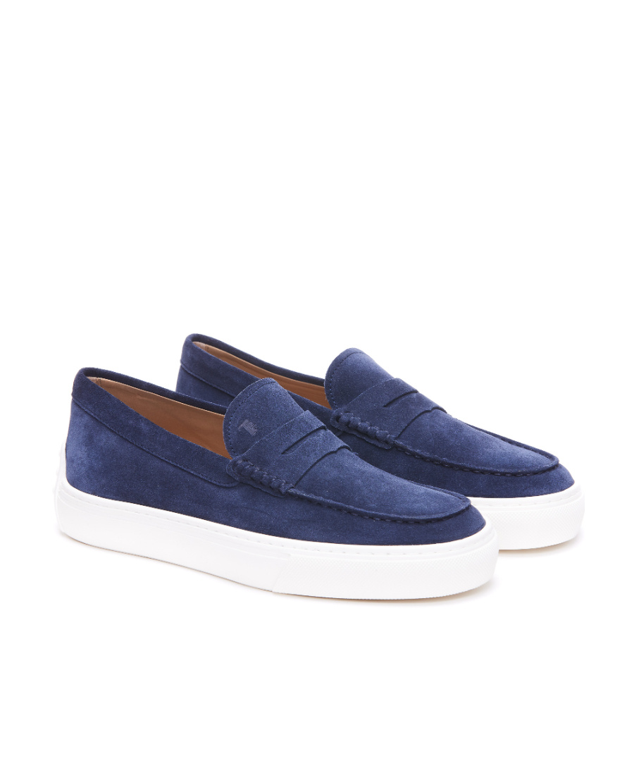 TOD'S GOMMINO SUEDE PENNY LOAFERS