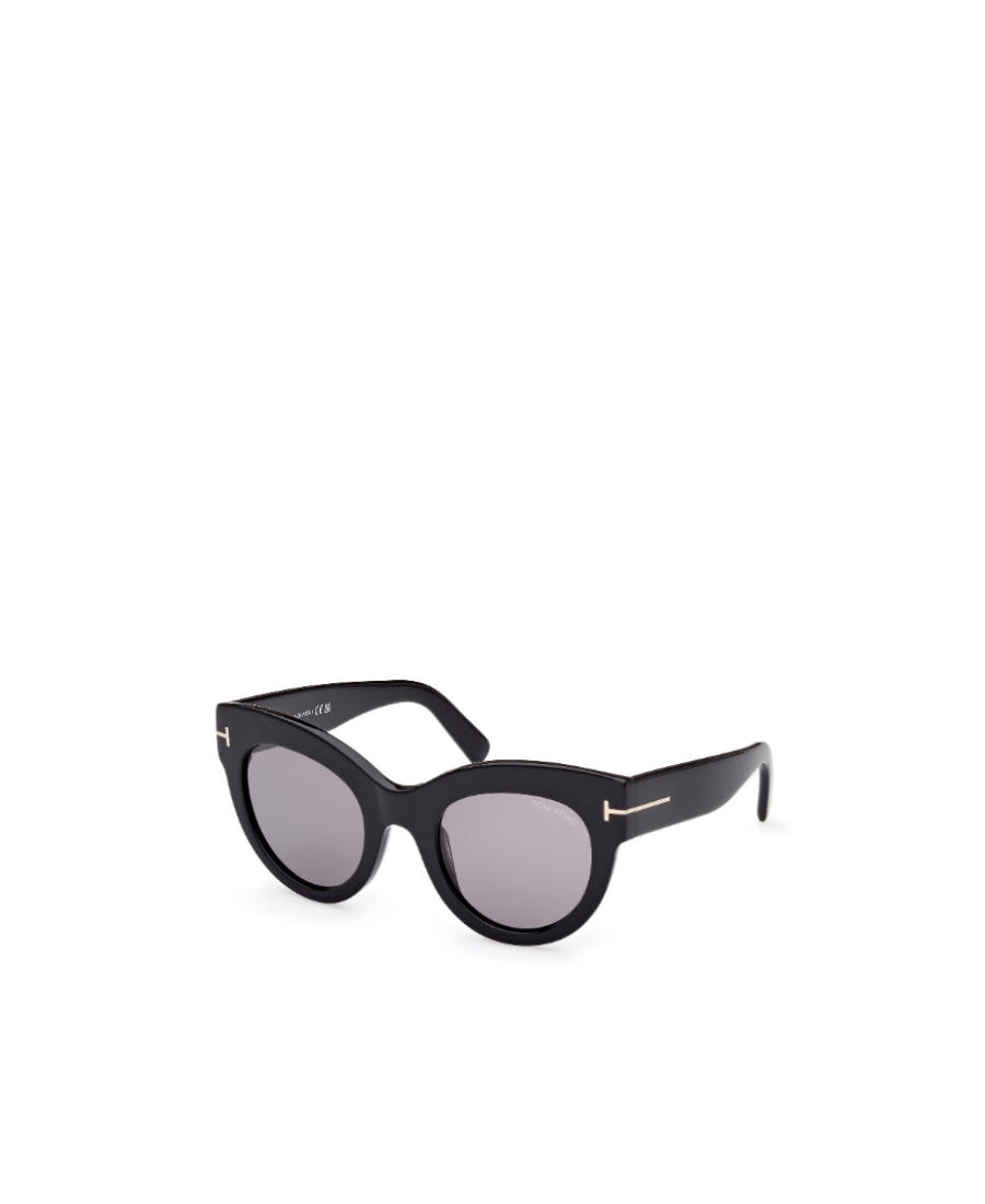 Tom Ford Lucilla 51mm Gradient Cat Eye Sunglasses In Black