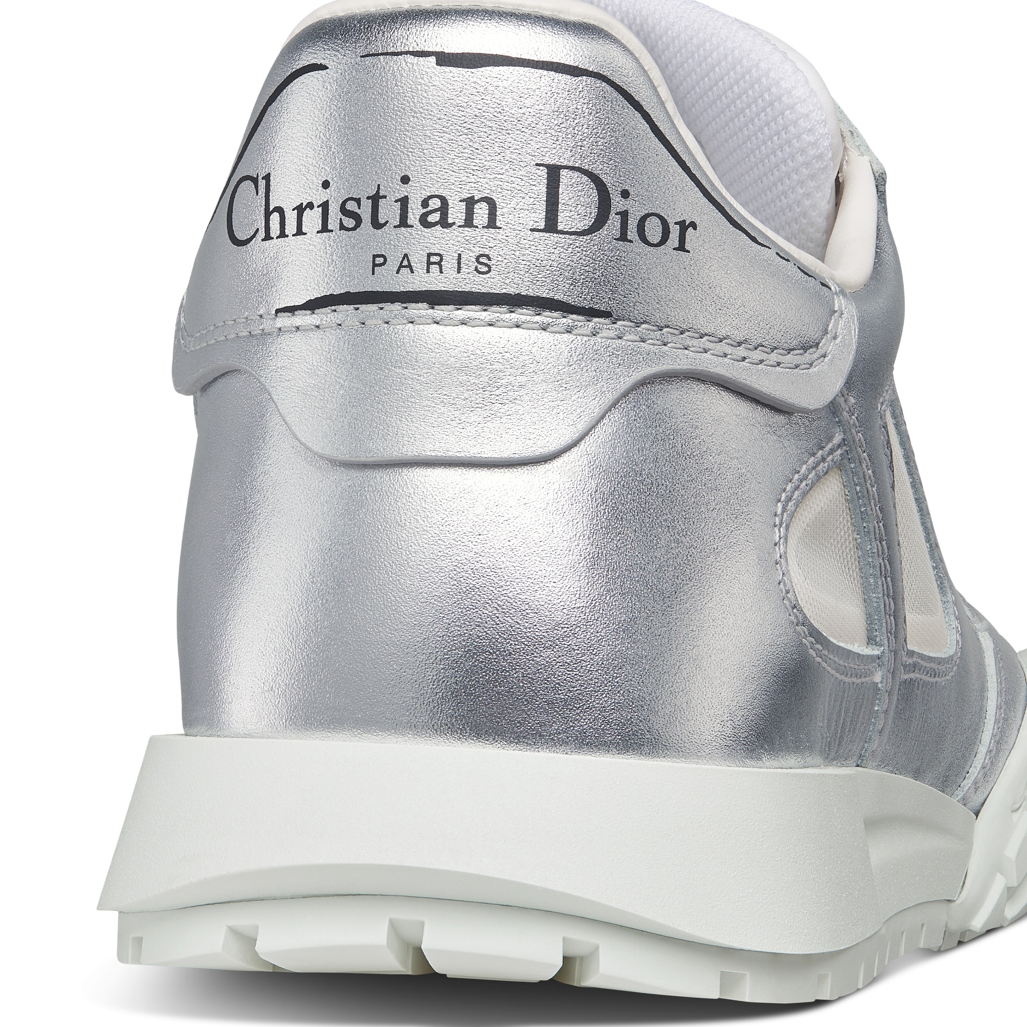 Dior Tech Sneaker In Silver