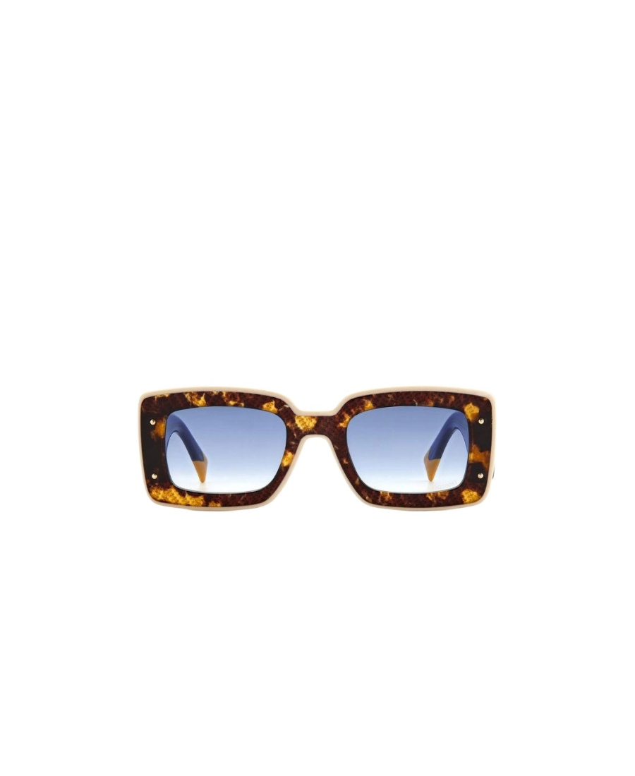 Missoni Tortoiseshell Rectangular Sunglasses In Brown